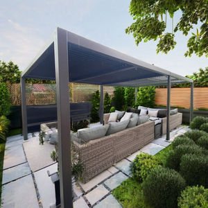 Youya automatico elettrico a lamelle a baldacchino moderno Design esterno Pergola in alluminio esterno esterno - Product Image 1