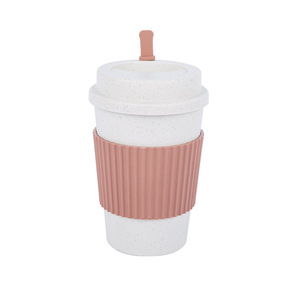 Tasses en paille de blé créatives, réutilisables et durables, pour café à emporter, thé <span class=keywords><strong>froid</strong></span> et boissons glacées en été - Product Image 5
