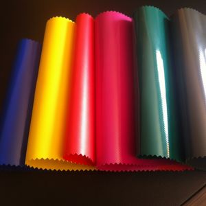 100% Polyester Tarpaulin <b>Fabric</b> for Cars Industry PVC Coated Fluorescent Blackout <b>Waterproof</b> Anti-Static Umbrellas Awnings for - Product Image 1