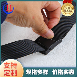 Lihao Snap-On Webbing Straps J-Hook Nylon Red Orange Black Custom Made For Cars <b>Cargo</b> Ships Luggage - Product Image 4