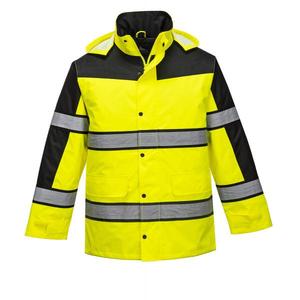 PORTWEST - S462YERM Hi-vis Classic chaqueta amarilla de dos tonos-EAN 5036108194551 ROPA DE TRABAJO DE LA HI-VIS - Product Image 1