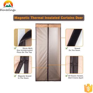 <span class=keywords><strong>Rideau</strong></span> de <span class=keywords><strong>porte</strong></span> thermique isolé en hiver, écran magnétique EVA de qualité supérieure - Product Image 3