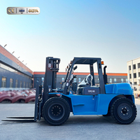 Chariot élévateur 4x4 au meilleur prix, capacité 8 tonnes, machine de levage 6, 7 et 10 tonnes, hauteur de levage 3-6 m pour la manutention des matériaux