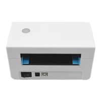 Printer Label pengiriman tanpa tinta kompatibel dengan ESC/POS termal 4 inci 108mm ukuran kertas maksimal untuk mencetak kode batang stok tersedia
