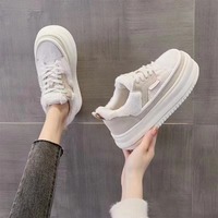 Baskets à semelle épaisse et épaisse pour femme, chaussures d'hiver de haute qualité, Logo personnalisé
