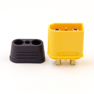 موصل أصلي Amass XT90E 2+2 أنثى (2+2)-F ذو 4 سنون للتثبيت على اللوحة، يعمل مع قابس XT90I-M وXT90(2+2) ذكر - Product Image 3