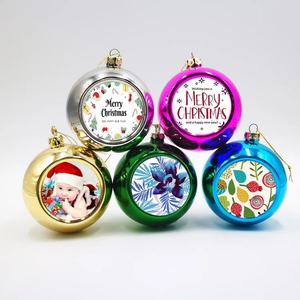 Adornos Navideños Sublimables de 4cm, 6cm y 8cm, Bolas de Navidad con Espacio para Fotos, para Manualidades y Decoración del Árbol de Navidad - Product Image 6
