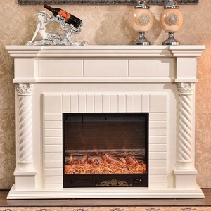 BOTON STONE Design Cheminée en marbre blanc Décoration de cheminée en marbre - Product Image 2