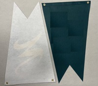 Triangle en feutre personnalisé fanion drapeau feutre bannière feutre doux