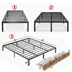 Современная металлическая двухъярусная кровать для подростков, металлическая кровать-чердак, двуспальная мебель, металлический каркас кровати - Product Image 1