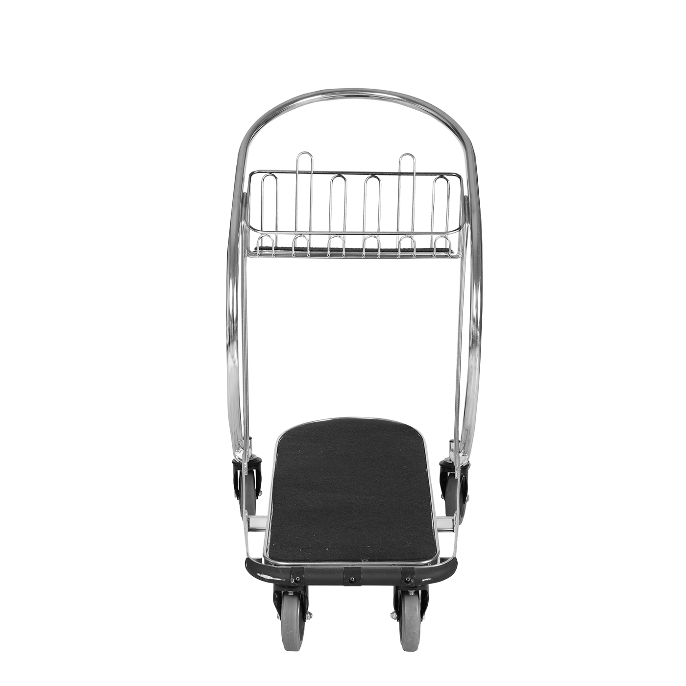 4-wheel Steel Airport Passenger Carry-on Luggage Shopping Trolley