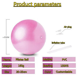 Palla da Yoga Rotonda in PVC Resistente 20-25cm per Allenamento e Relax Indoor - Product Image 4