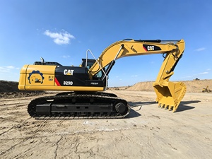 Excavatrice sur chenilles hydraulique Caterpillar CAT329D d'occasion de haute qualité, 29 tonnes, pour travaux de construction et d'exploitation minière - Product Image 1
