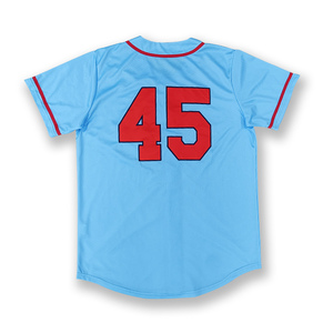 Conjunto Deportivo Unisex de Alta Calidad para Sóftbol y Béisbol, Transpirable, de Malla de Spandex/Poliéster, Anti-UV, Teñido con Técnica de Transferencia de Calor - Product Image 3