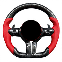 Volant à fond plat en fibre de carbone, directement de l'usine, pour BM/W E61 E70 X5 E71 X6 E46, pièces de modification et d'amélioration de l'intérieur