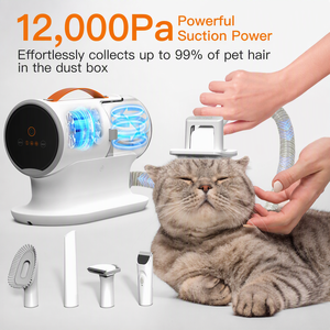 Kit de Aseo para Mascotas Recargable, Ecológico, Portátil, Simple, de Lujo, Seguro, de Plástico, Cepillo para Eliminar el Pelo de Gatos, Peine para <span class=keywords><strong>Perros</strong></span> - Product Image 5