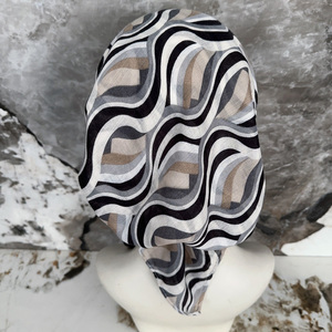 Nuovo stile moda donna <span class=keywords><strong>foulard</strong></span> personalizzato modello di <span class=keywords><strong>cotone</strong></span> sensazione di capelli sciarpe di vendita calda copricapo quadrato - Product Image 3