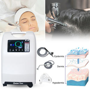2024 mesin kubah peremajaan kulit oksigen hiperbarik portabel mesin kecantikan wajah pengupas Jet oksigen muka hidro - Product Image 1