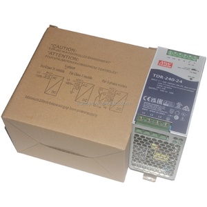 แหล่งจ่ายไฟราง DIN แบบสามเฟส Meanwell รุ่น TDR-240-24 Slim กำลังไฟ 240W 24V สำหรับอุตสาหกรรม พร้อมฟังก์ชัน PFC กระแสไฟออก 10A แรงดันไฟฟ้า 220V/110V - Product Image 3