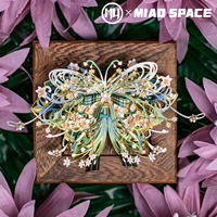 ARTYIMO Série Papillon et Fleur Cuiqiao Vente en Gros Jouet Puzzle STEM Décoration Maison Kits Modèles Métalliques OEM Puzzle Métallique 3D