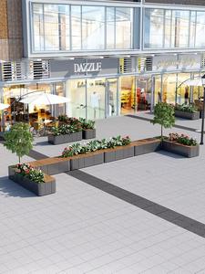 Grand pot <span class=keywords><strong>de</strong></span> <span class=keywords><strong>fleurs</strong></span> <span class=keywords><strong>rectangulaire</strong></span> <span class=keywords><strong>en</strong></span> <span class=keywords><strong>fibre</strong></span> <span class=keywords><strong>de</strong></span> <span class=keywords><strong>verre</strong></span>, jardinière d'extérieur <span class=keywords><strong>en</strong></span> ciment, pot <span class=keywords><strong>de</strong></span> <span class=keywords><strong>fleurs</strong></span> irrégulier <span class=keywords><strong>en</strong></span> acier inoxydable pour jardinière - Product Image 6