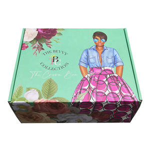 Boîtes d'expédition pour abonnement mensuel, en carton ondulé E-flute recyclé, avec logo personnalisé en relief et revêtement UV - Product Image 6