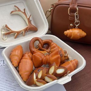 2025 Popular Pretzel Bagel Charm Pendant Car Ornament <b>Backpack</b> Hanging Accessories Women Bag Handbag Keychain Decoration - Product Image 3