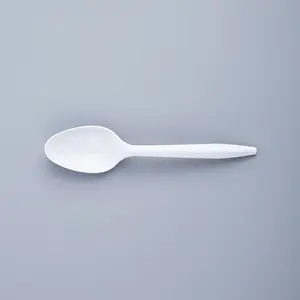 Factory price disposable ps disposable plastic cutlery plastic spoon plastic cutlery set