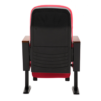 Siège d'amphithéâtre ZOIFUN à conception personnalisable, chaise de cinéma en plastique pour salle de conférence, mobilier de théâtre, chaise d'auditorium d'église avec tablette d'écriture