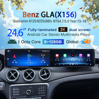 Autoradio Android Auto Carplay à double écran de 12,3 pouces pour Mercedes Benz Classe A CLA GLA W176 Multimédia Carplay sans fil