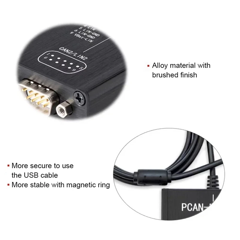 PCAN-USB Pro PCAN FD PRO USB to CAN アダプター 2CH CAN FD IPEH