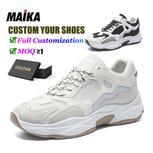 Zapatos de diseño para mujer, zapatillas gruesas Vintage personalizadas de lujo, zapatillas de correr informales cómodas de suela gruesa de malla de cuero transpirable - Product Image 1
