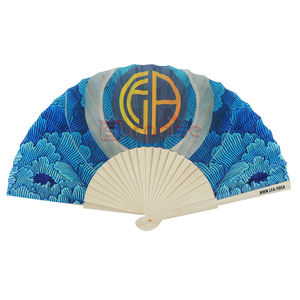 थोक 23 सेमी पोर्टेबल लकड़ी के प्रशंसकों के लिए लकड़ी के तह हाथ प्रशंसक शादी के उपहार - Product Image 5