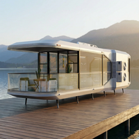 Maison mobile capsule spatiale |   Capsule écologique imperméable et contemporaine pour les solutions d'hébergement de courte durée dans les complexes hôteliers et les lieux de loisirs