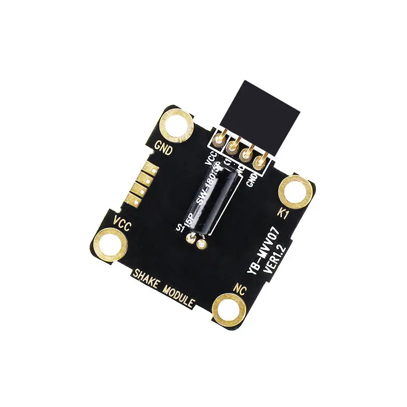 Yahboom Tilt switch vibration sensor module with interface for alligator clip/pin/DuPont line