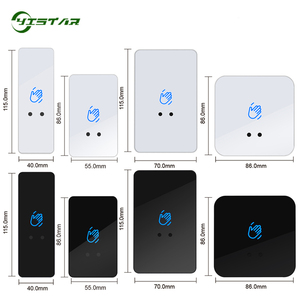 Nút Thoát Cảm Biến Hồng Ngoại Không Chạm 12V 24V Mới Nút Thoát Công Tắc Điều Khiển Cửa Ra Vào Nút Thoát Hiểm 3-15Cm Điều Chỉnh Khoảng Cách - Product Image 1