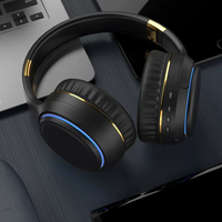 Casque de jeu HIFI Deep Bass ANC antibruit casque sans fil personnalisé écouteurs Bluetooth sur l'oreille avec microphone