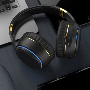 หูฟังบลูทูธไร้สายพร้อมไมโครโฟนชุดหูฟัง Hi-Fi เบสลึกสำหรับเล่นเกมตัดเสียงรบกวน - Product Image 4