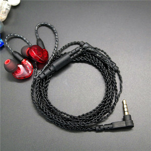 Replacement Audio <b>Cable</b> For Shure Se846 315 425 535 Ue900 Three Button Nylon Tpe Wire With <b>Mic</b> And Volume Control - Product Image 5