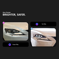 Pour Lexus IS 350 IS 250 2013-2016 : Phares avant à LED séquentiels à 3 lentilles, pièces automobiles de mise à niveau