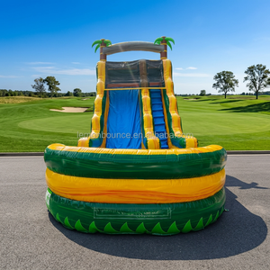 Tobogán Acuático Inflable Comercial Más Vendido con Piscina, Equipo Turístico <span class=keywords><strong>de</strong></span> Verano, Ideal para Eventos en <span class=keywords><strong>el</strong></span> Patio Trasero y <span class=keywords><strong>Alquiler</strong></span> - Product Image 2