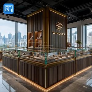 <span class=keywords><strong>Vitrine</strong></span> de présentation de bijoux commerciale, cadre métallique, présentoir de vente au <span class=keywords><strong>d</strong></span>étail, espace commercial, <span class=keywords><strong>vitrine</strong></span> de luxe pour bijouterie - Product Image 6