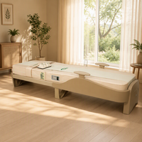 Ceinture chauffante électrique de qualité supérieure, matelas de massage thermique en jade pour le cou, le corps et la taille, avec MP3 et massage complet, luxe