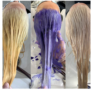 Shampoo tonifiant violet en gros OEM ODM Étiquette personnalisée Correcteur de couleur professionnel pour cheveux blonds Shampooing de salon à bas prix - Product Image 4