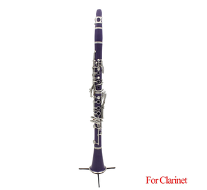 Trípode plegable para saxofón, soporte portátil para <span class=keywords><strong>clarinete</strong></span>, instrumento de viento, color negro - Product Image 3