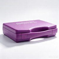 U-S004 13" OEM Custom Lightweight High Impact PP Hard Plastic Electronic Instrument Storage Case with Buckle Closure