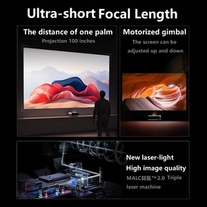 Proyector Láser TriChroma JMGO <span class=keywords><strong>O2</strong></span> Ultra 4K UST con Tiro Corto de 0.18:1, 2800CVIA, 4K HDR, WiFi 6, EARC, Android <span class=keywords><strong>TV</strong></span> y Lente DLP - Product Image 4