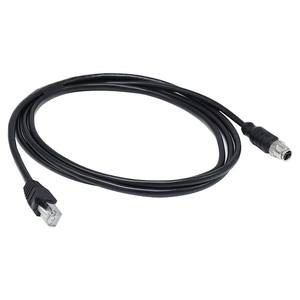 Nuevo diseño a prueba de agua blindado eléctrico M12 macho 8pin X código enchufe Cable a conectores rectos RJ45 IP67 - Product Image 3