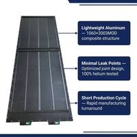 Plaque de refroidissement liquide en aluminium à haute efficacité OEM FSW pour la gestion thermique des batteries de véhicules électriques et des systèmes de stockage d'énergie