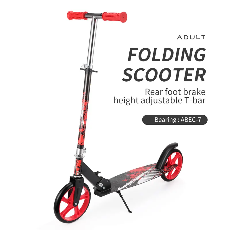 Kick Scooter altura ajustável Kids Scooter Foot Scooter com Extra Wider Deck